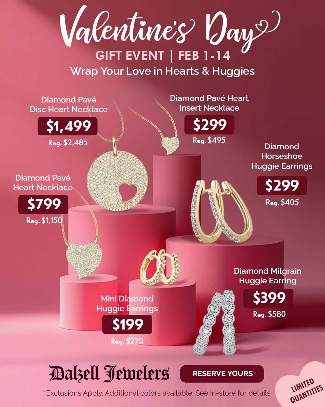 Valentine's Day Hearts & Huggies Event